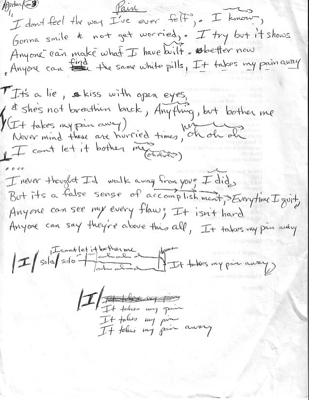 Scanned Lyrics